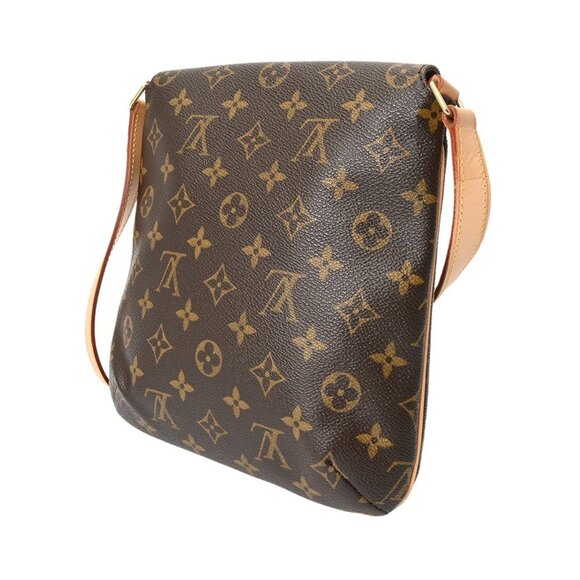 LOUIS VUITTON Brown Monogram Canvas Shoulder Bag - Picture 3 of 11